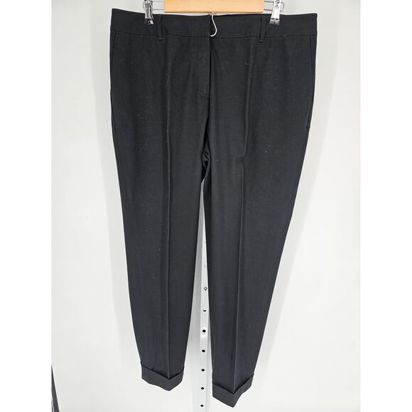 Lafayette 148 New York Women's Black High Rise Hook Closer Dress Pant Size 14 - Picture 1 of 5